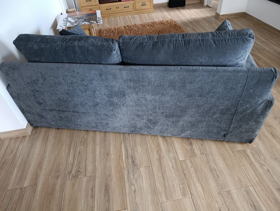 Sofá de sala cinza 2*10/1,00