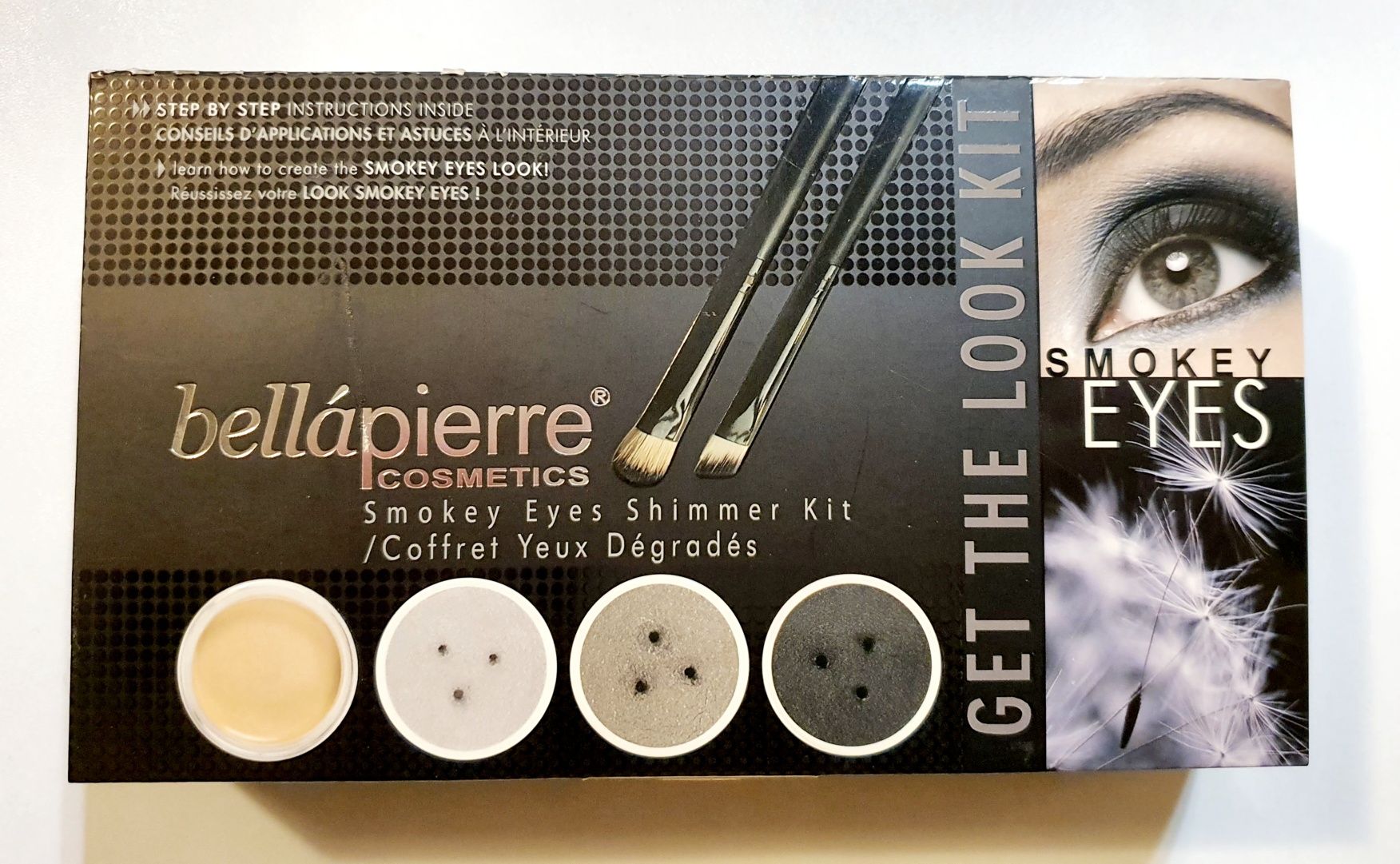 Bellapierre_Smokey Eyes_zestaw_cienie+baza+pędzle_NOWE