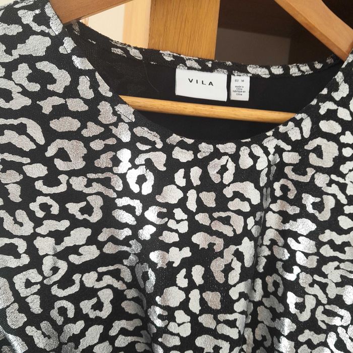 Sukienka Vila 38 M Andrzejki srebrna