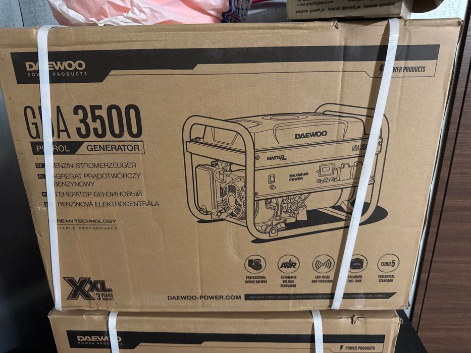 Генератор DAEWOO GDA 3500 та GDA 3500E