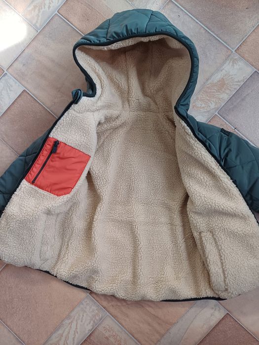 Куртка двостороння  zara , next 128 см, 7-8 років