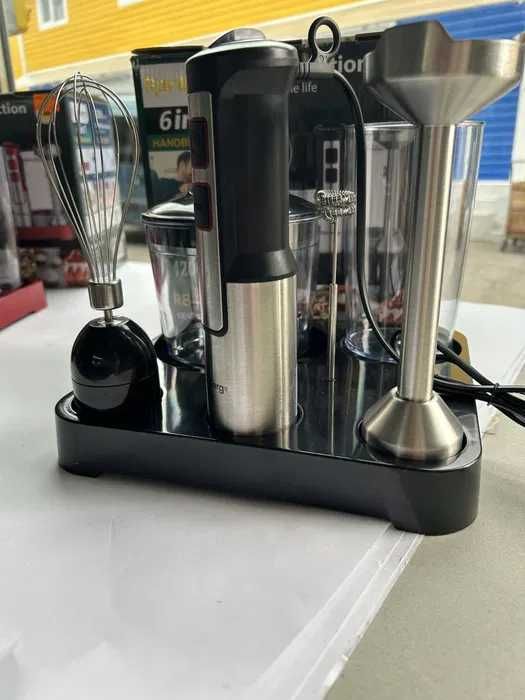 мультіблендер 6 в 1, блендер, м’ясорубка, измельчитель, миксер, шейкер