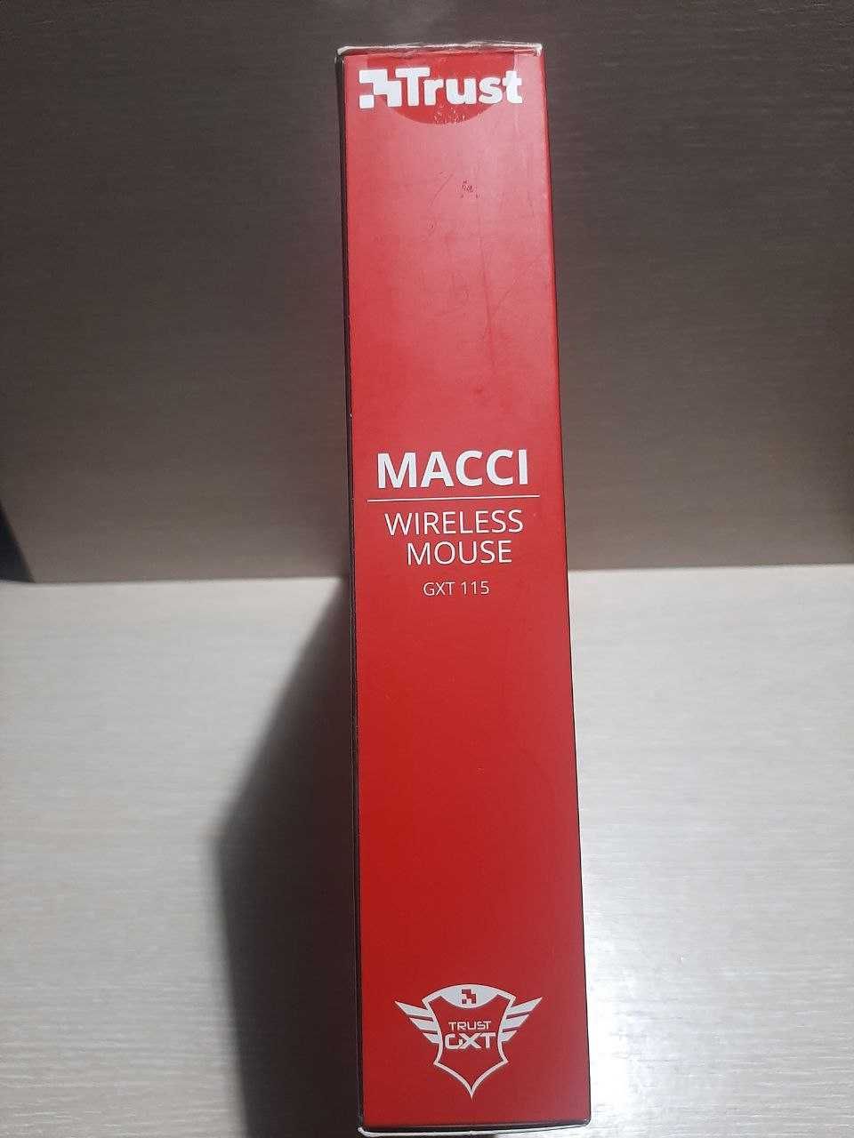 Гральна комп'ютерна мишка бездротова USB Trust Macci GXT115