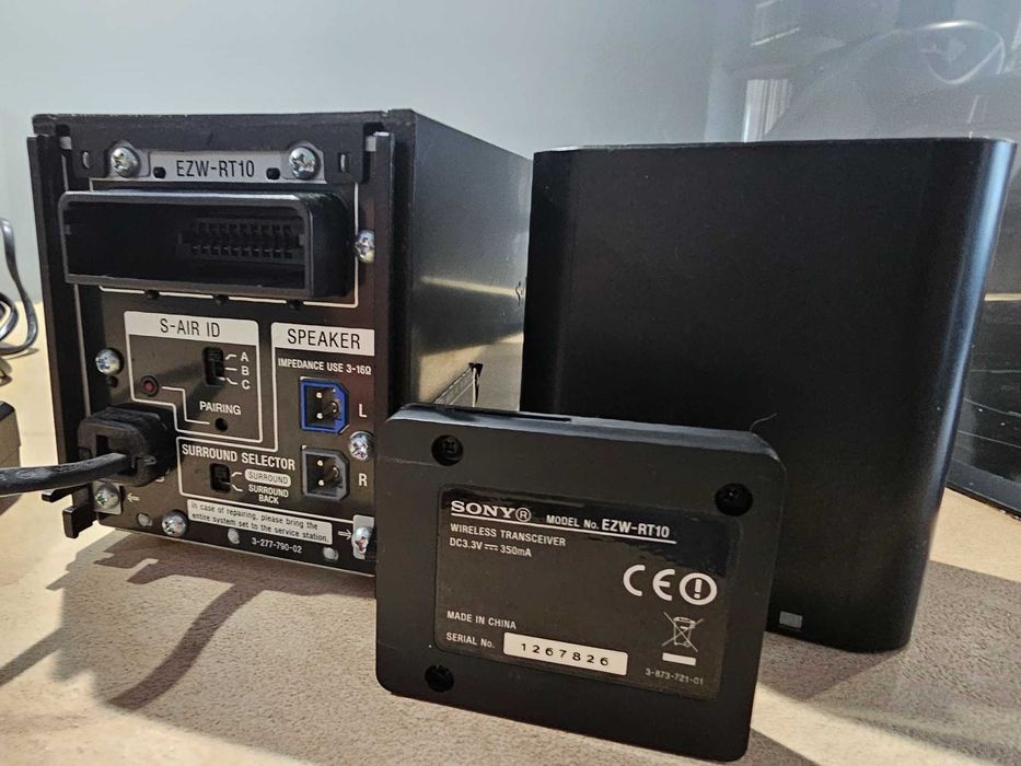 Wzmacniacz surround SONY TA-SA100WR S-AIR + karty EZW T100 i EZW-RT10