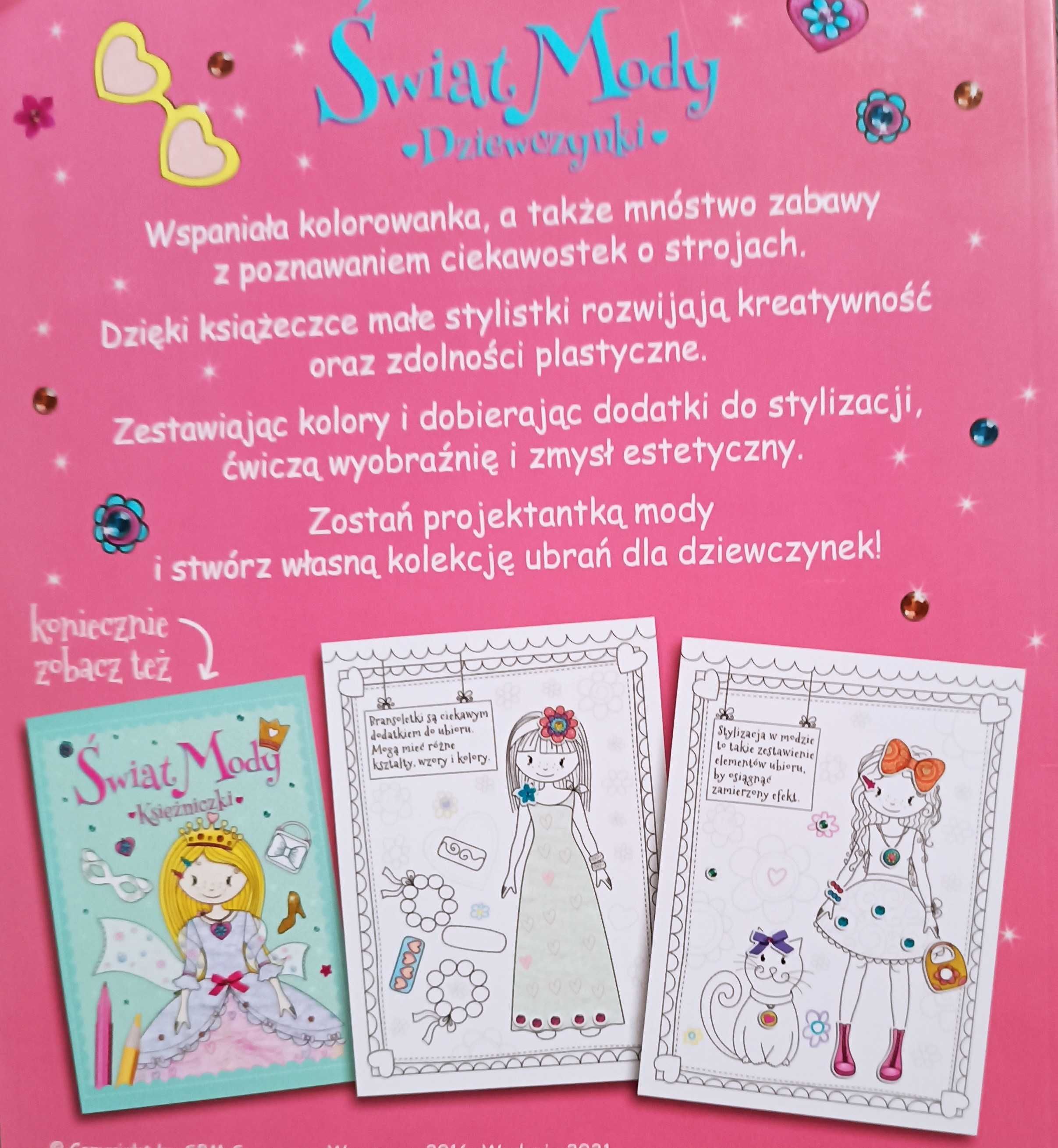 Swiat mody dziewczynki - książka dla dzieci