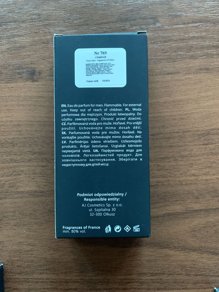 Francuskie perfumy FP męskie 104 ml 207, 769