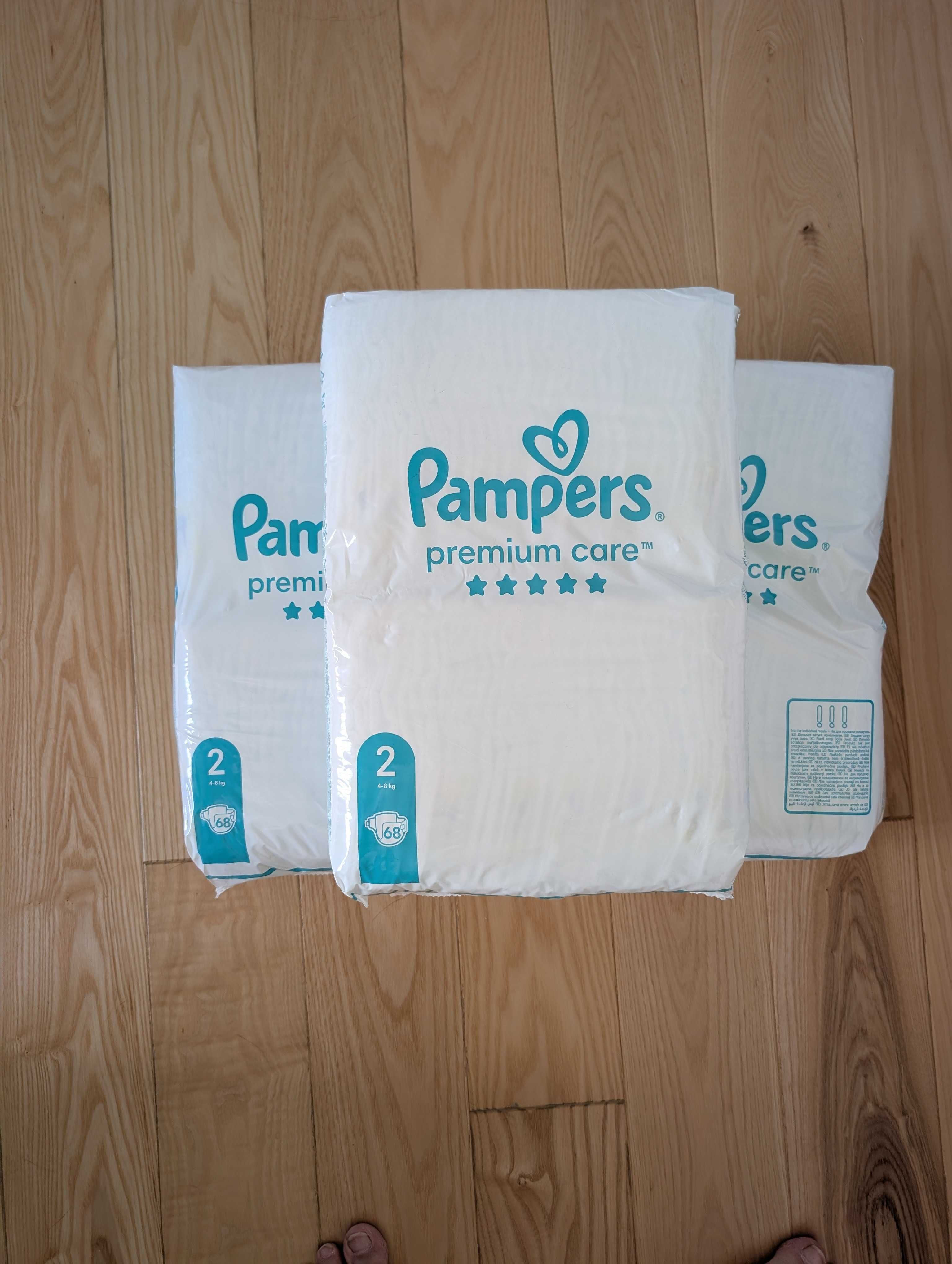 Pampers Premium Care 2 204 sztuki nowe zafoliowane
