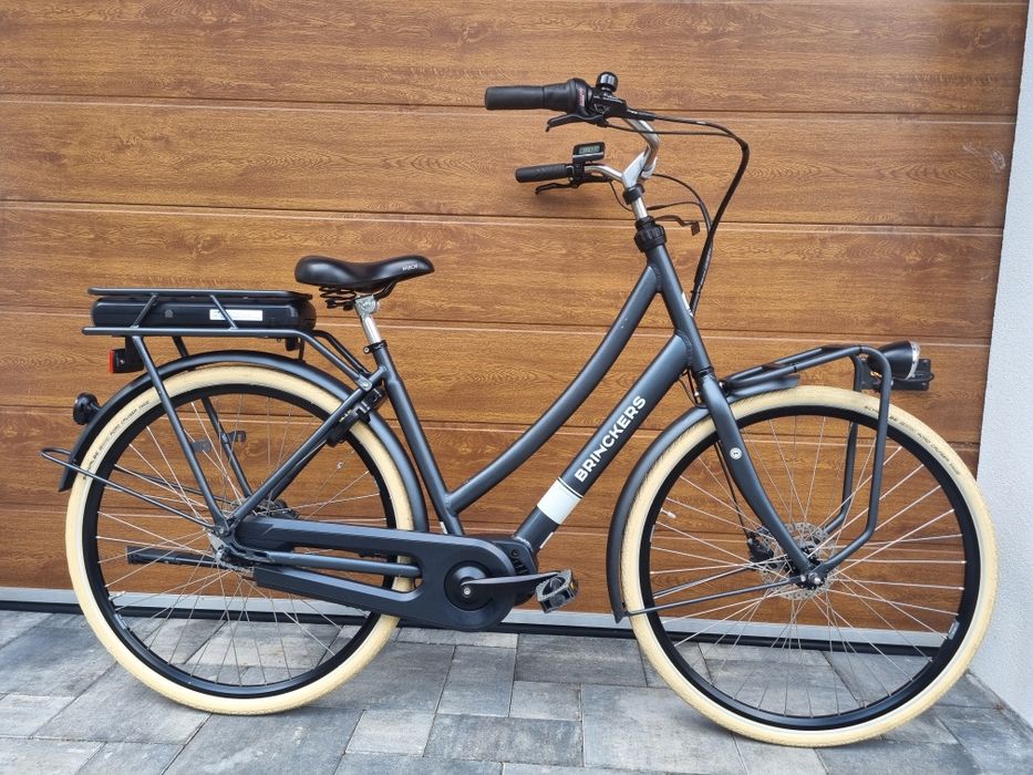 Rower holenderski elektryczny Brinckers holenderka transporter Bafang