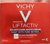 Krem na noc VICHY Liftactiv B3 z retinolem