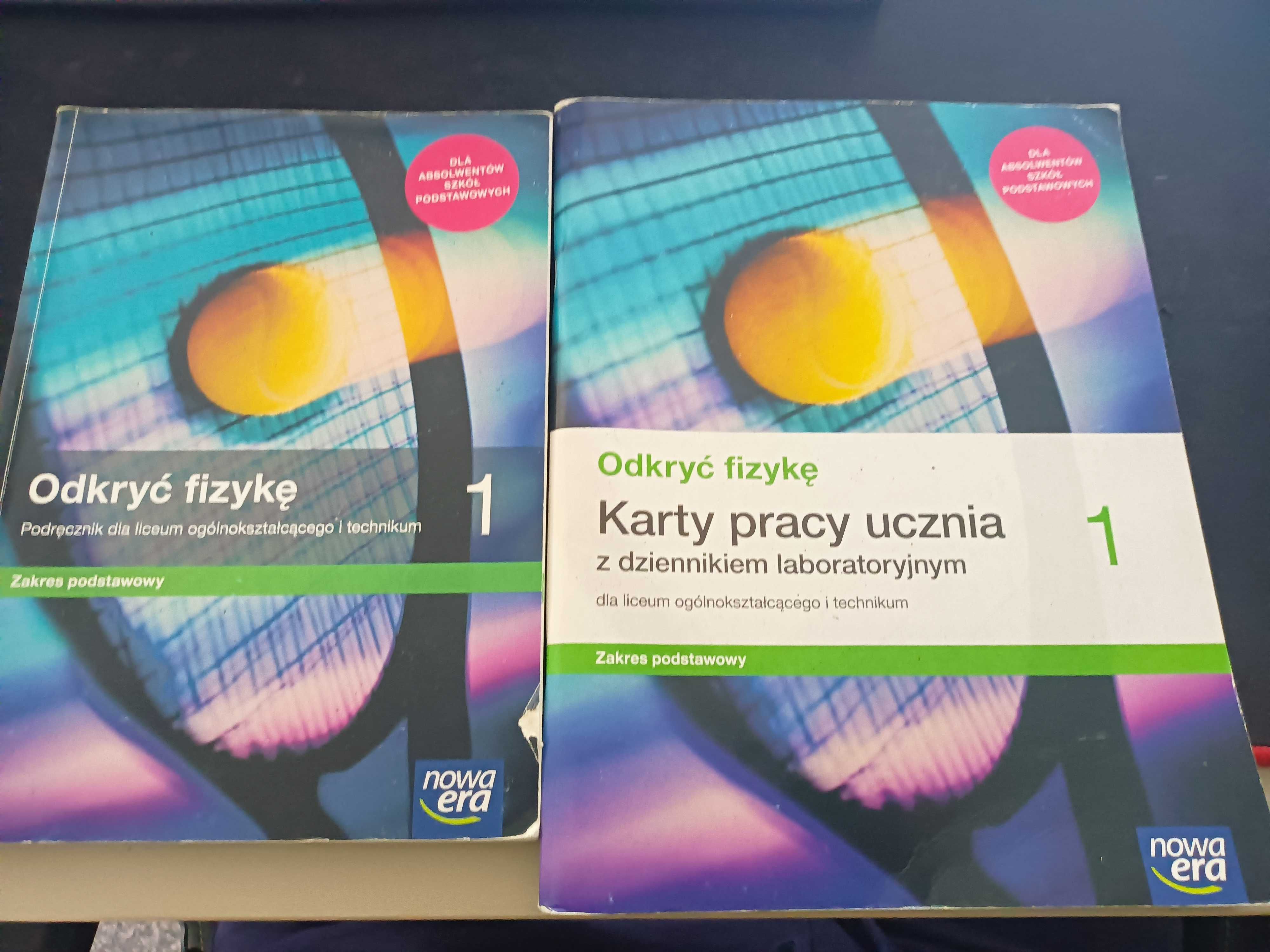 Podręcznik i ćwiczenia Odkryć fizykę do klasy 1