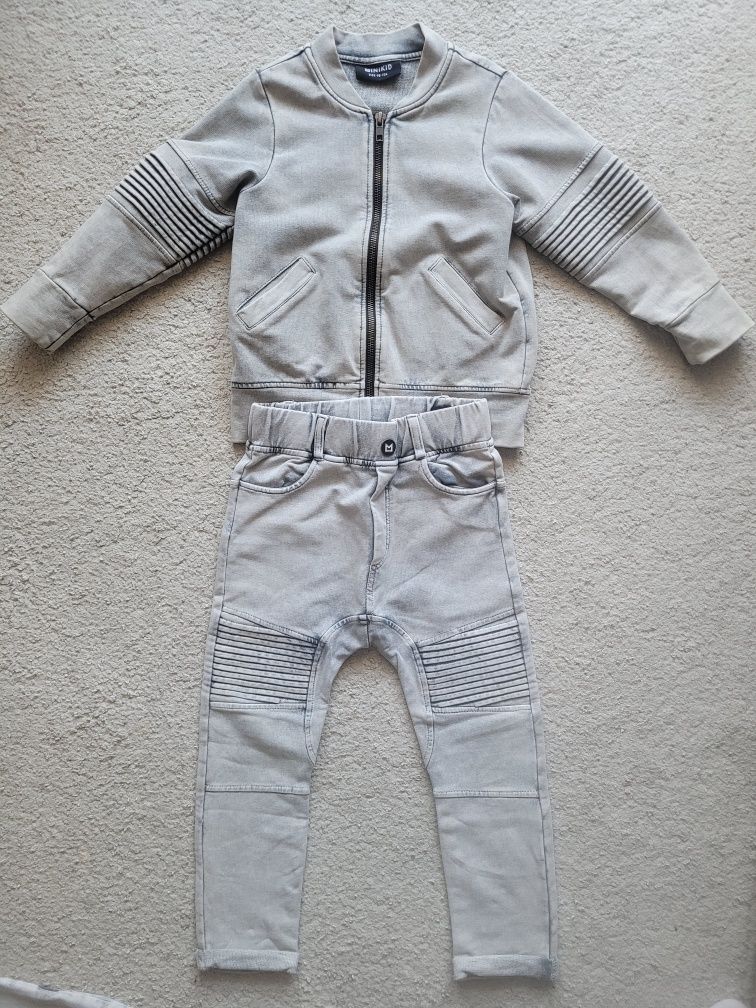 Minikid spodnie + kurtka 98-104