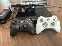Xbox 360 + датчик руху для ігор і 2 ігри в подарунок