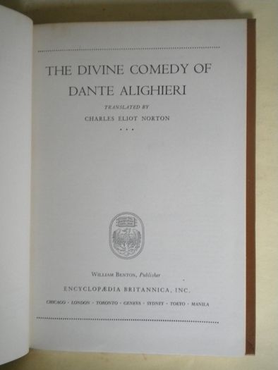 The Divine Comedy of Dante Alighieri