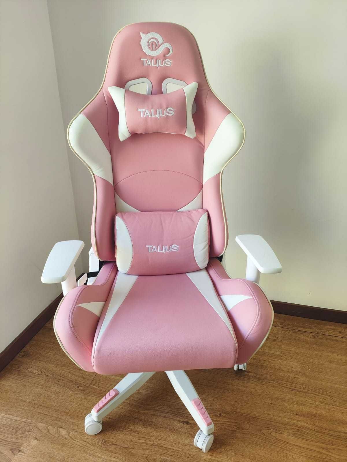 Talius Dragonfly Cadeira Gaming Branca/Rosa
