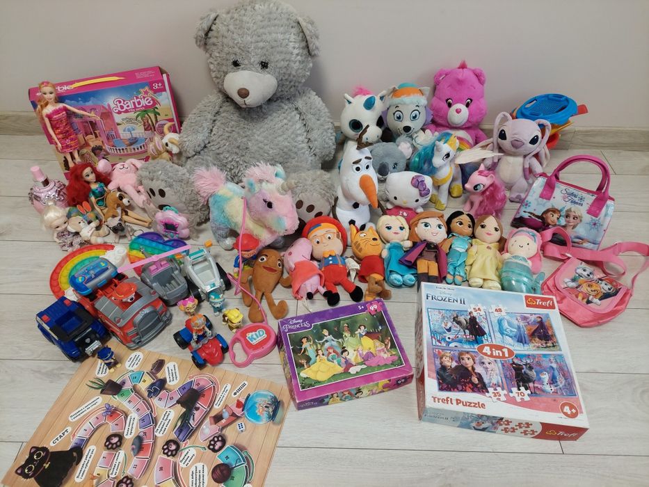 Великий лот іграшок. Paw Patrol. Крижане сердце. Розвиваючі іграшки.