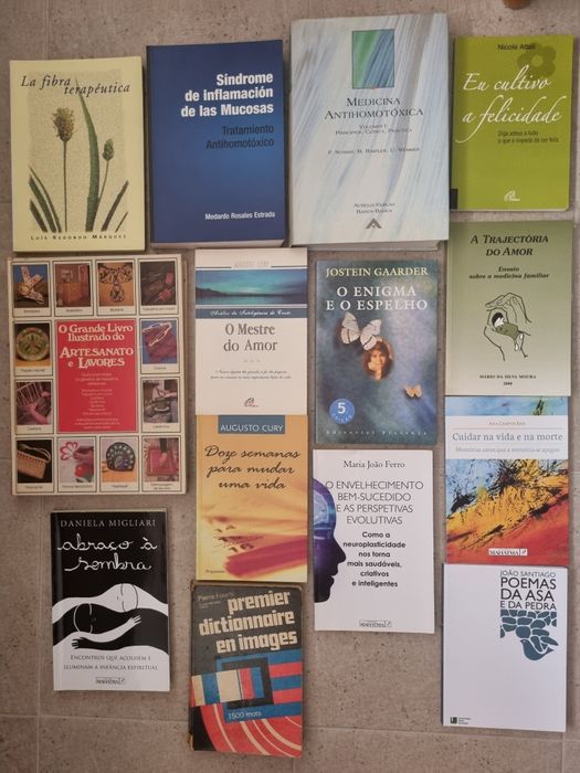 Livros de diferentes temáticas - ver fotos