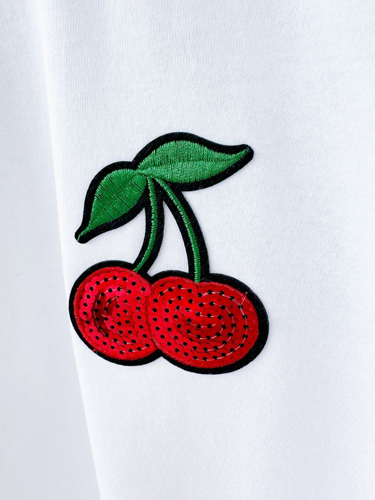 Fajny oryginalny T-shirt Fruit of the Loom Wisienki XXL jedyna