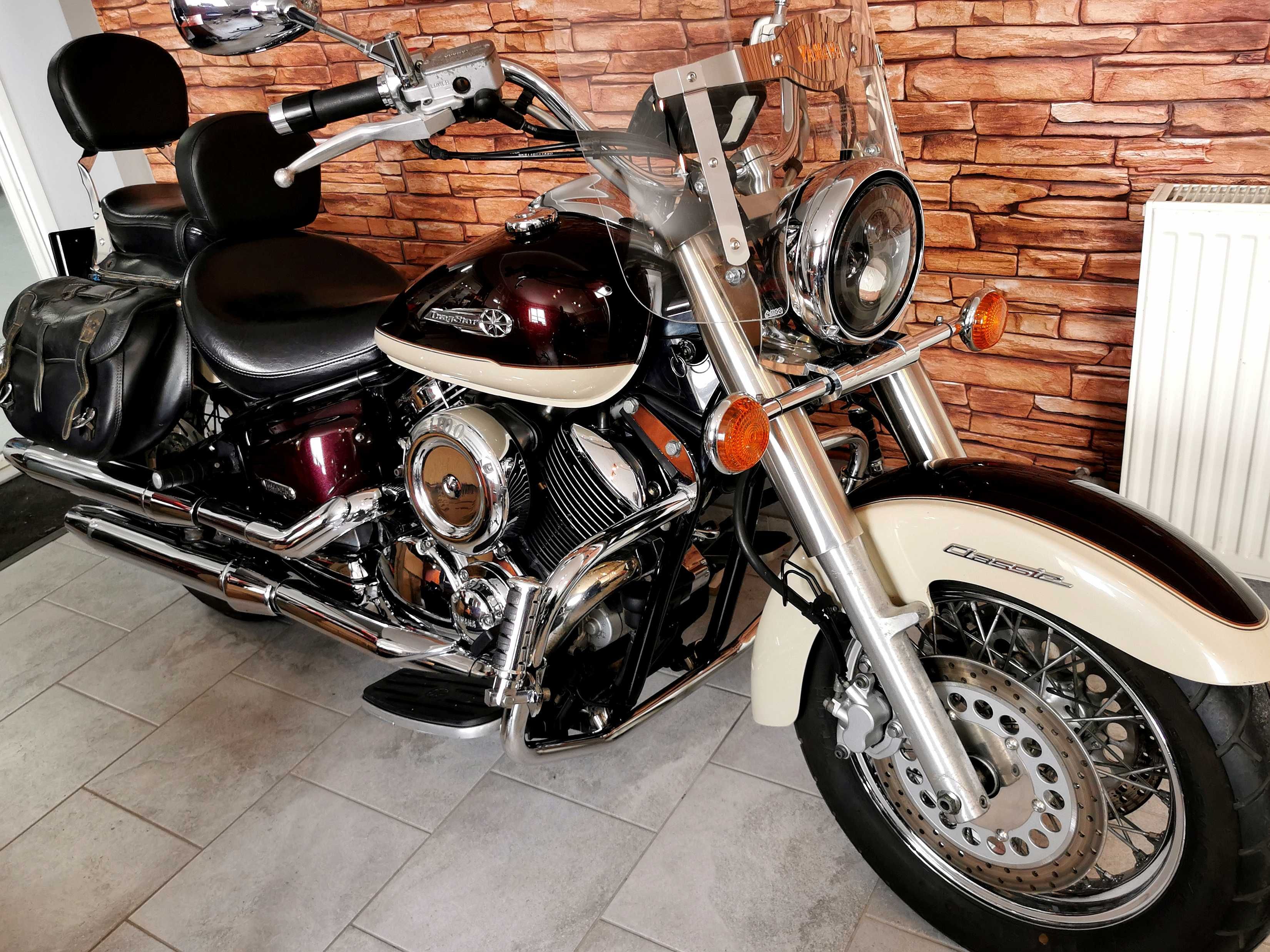 Yamaha Drag Star Classic 1100 bezwypadkowa cała w oryginale