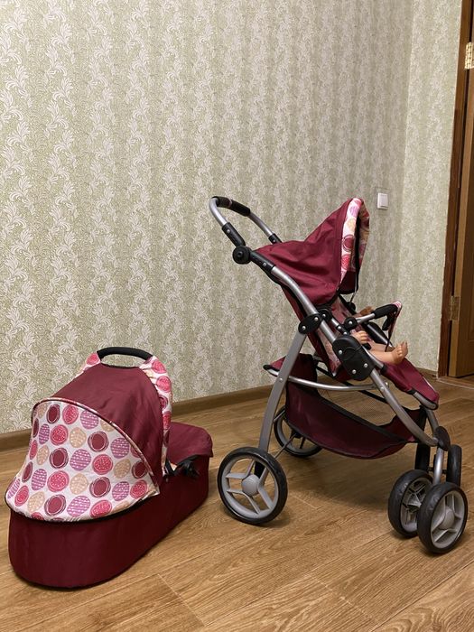Коляска Візок для пупсів 3в 1
