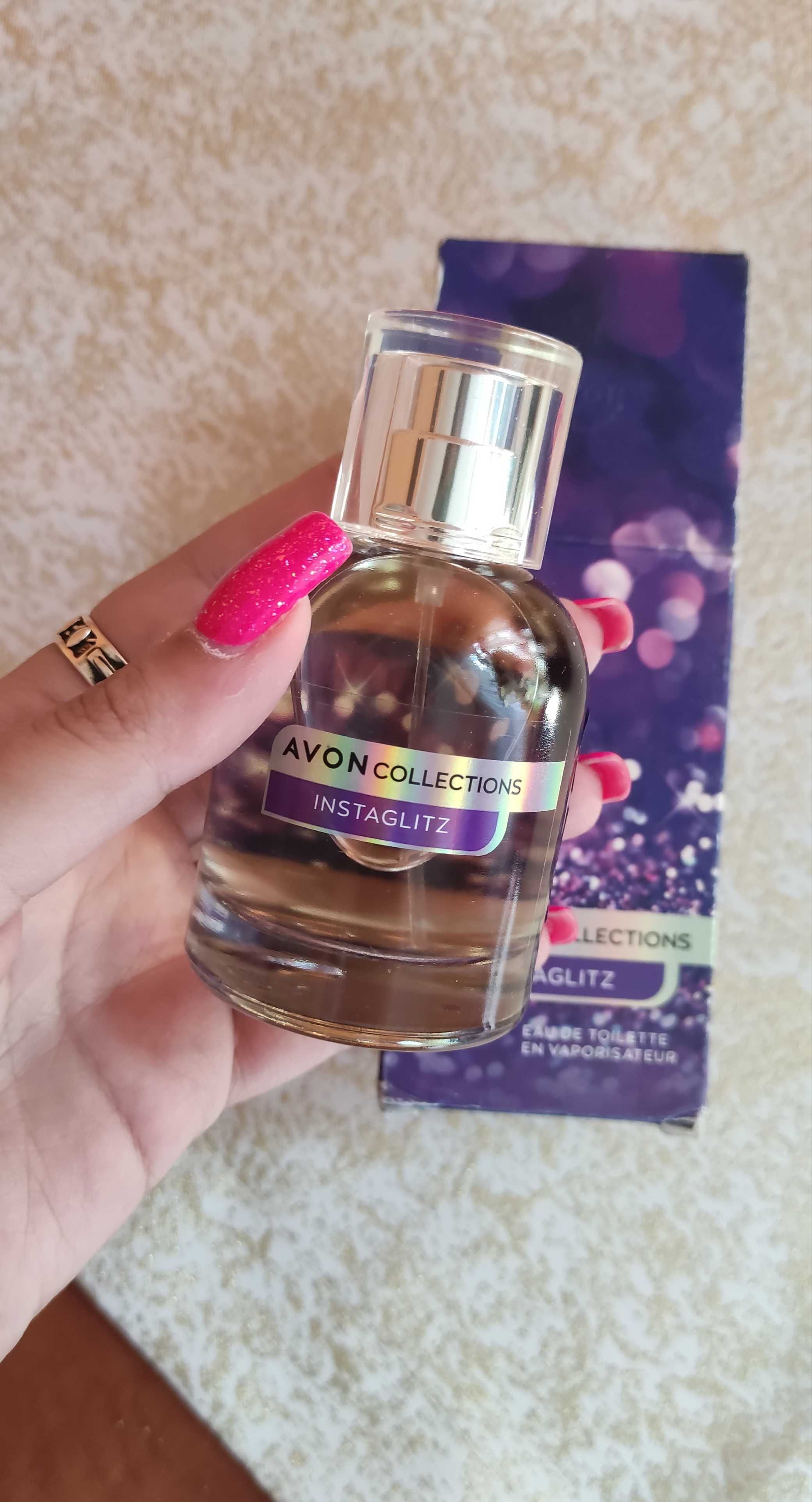 Woda toaletowa Avon Collections Instaglitz fioletowe perfumy unikat