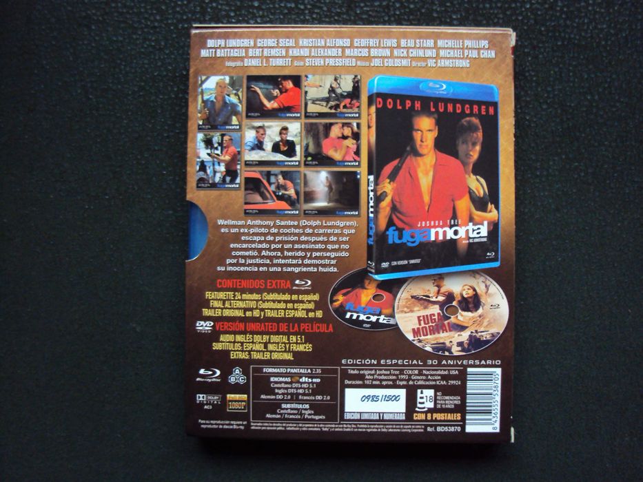 Vendo DVD "Fuga Mortal"