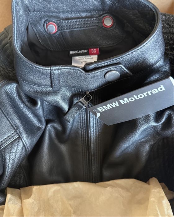 BMW motocyklowa kurtka skórzana roz.36