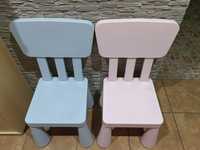 2x krzesło, krzesełko, krzesełka Ikea Mamut