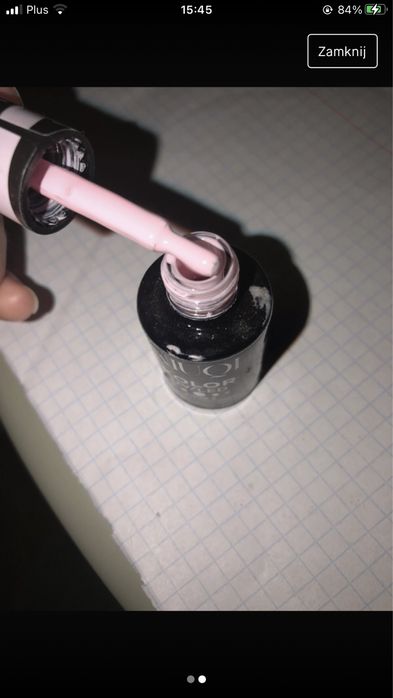 Lakier Hybrydowy Niuqi Kolor Pastelowy Róż