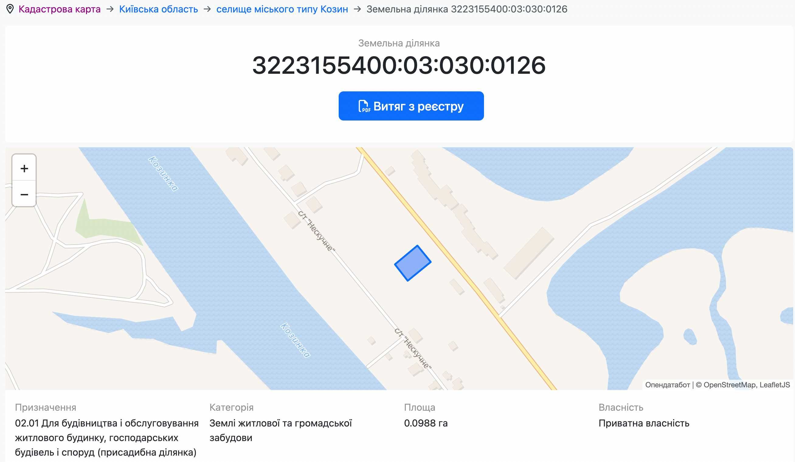 Продам ділянку під забудову, 10 соток, Козин, Дамба, Конча Заспа, Без%