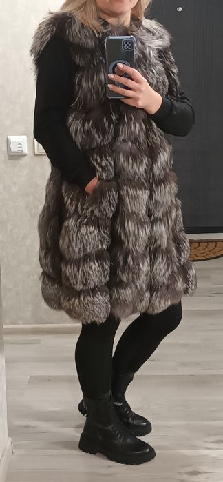 Жилетка з натурального хутра, М