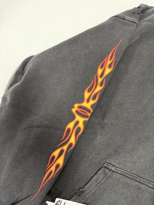 зип худи Balenciaga Unity Fire Zip up S M L