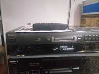 MiniDisc Technics SJ-MD100 + dyskietki + pilot