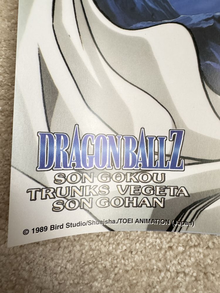 Posteres Dragon Ball Z Originais 1989