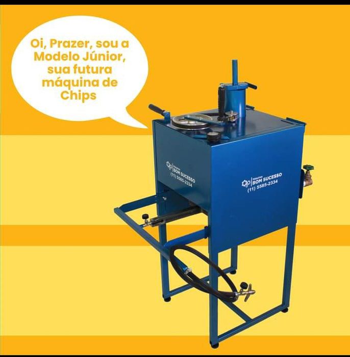 Máquina de batata, banana ou mandioca Chips.