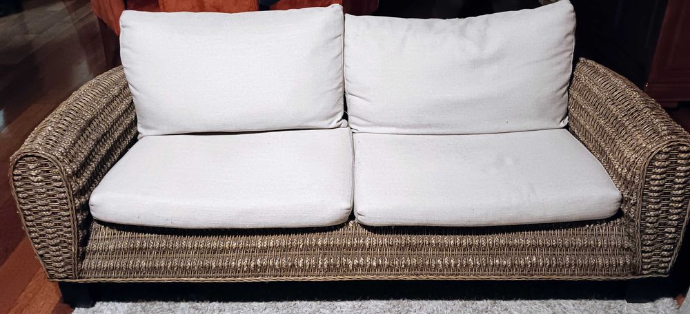 Sofá 2 lugares rattan