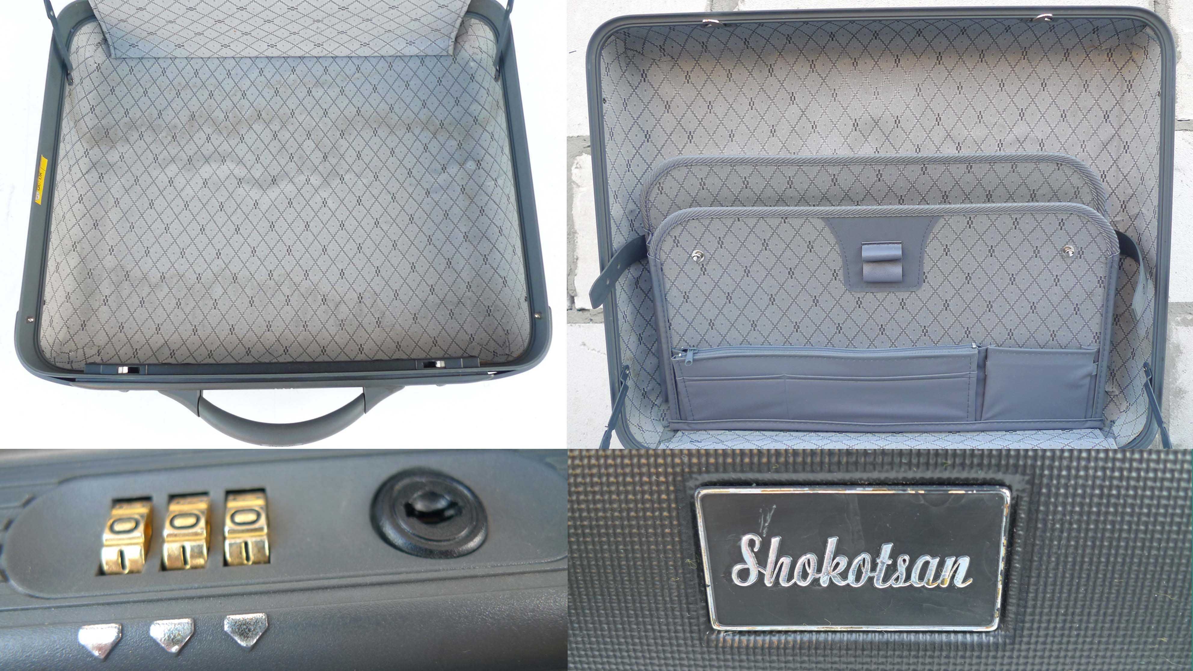 Walizka Shokotsan neseser 51x46x15cm teczka z tworzywa organizer case