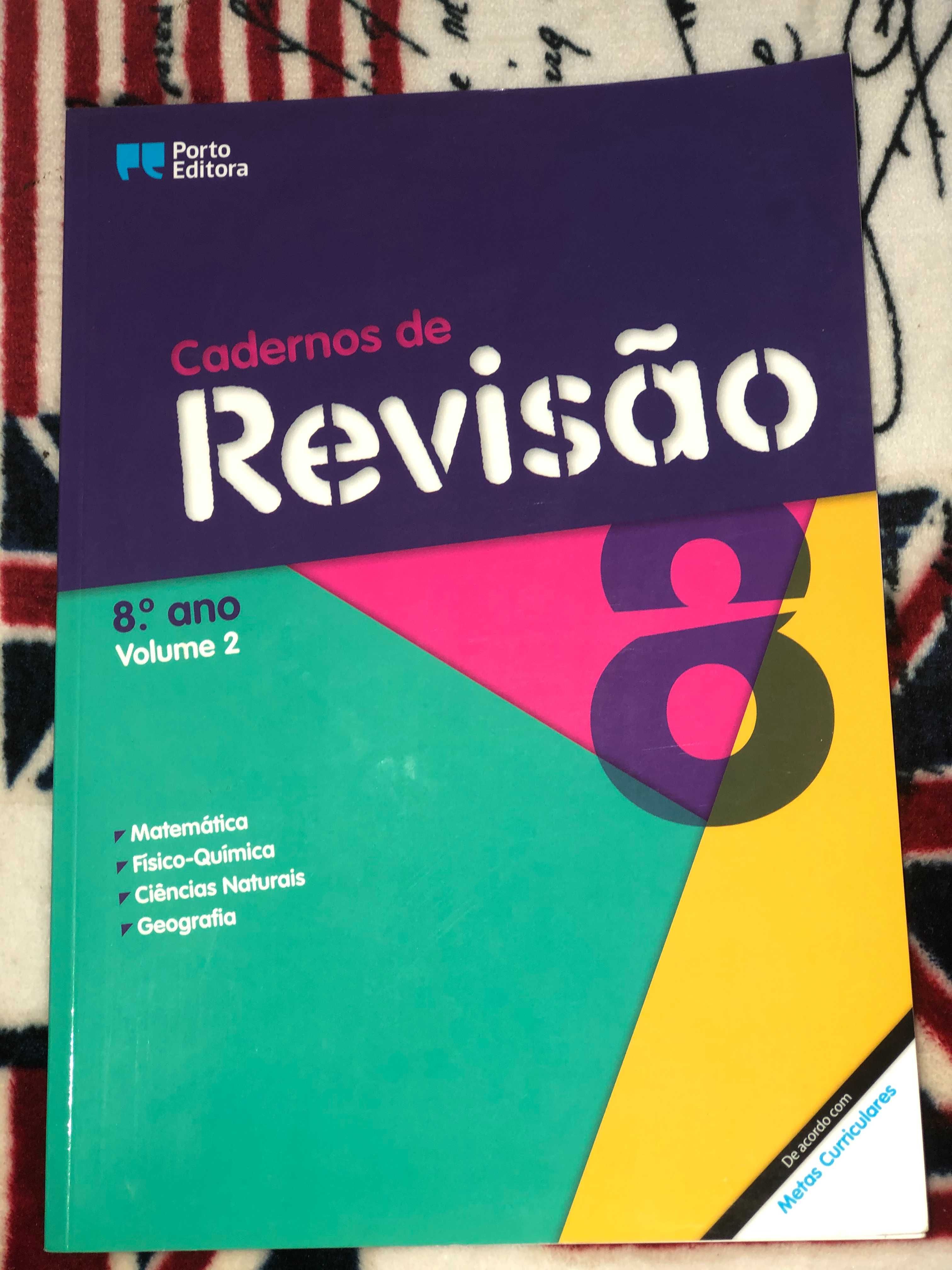 Livro resumos 8º ano- matemática, fisico-quimica, ciências e geografia