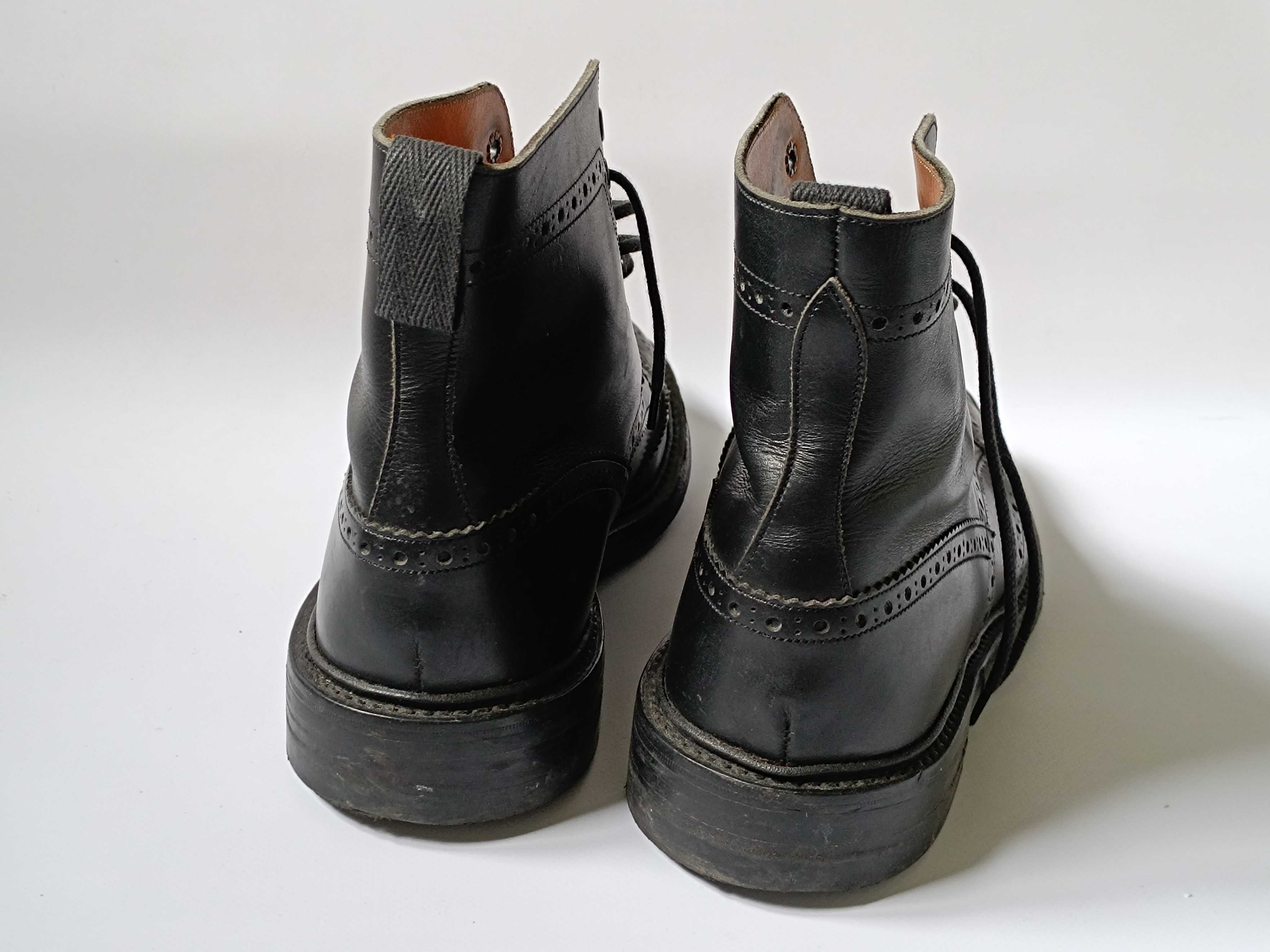 Tricker's Boots Black размер 44-44.5 мужские ботинки чоловічі черевики