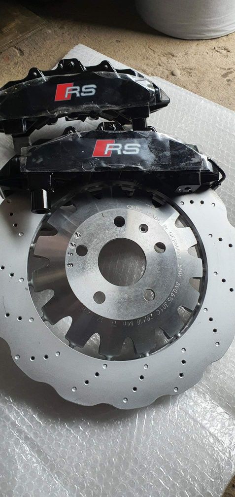 Audi RS3 S3 8V 8P 8 tłok brembo BBK zestaw hamulcowy nowy RS 370x34mm