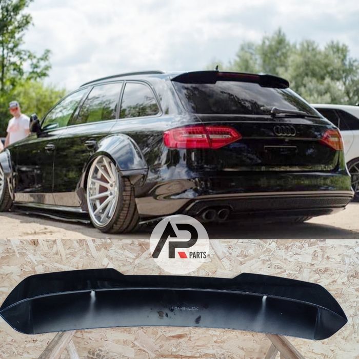 Audi A4 B8 Avant Allroad Aileron Spoiler RS Preto brilhante