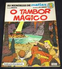 Livro BD Memórias de Matias O Tambor Mágico Uderzo