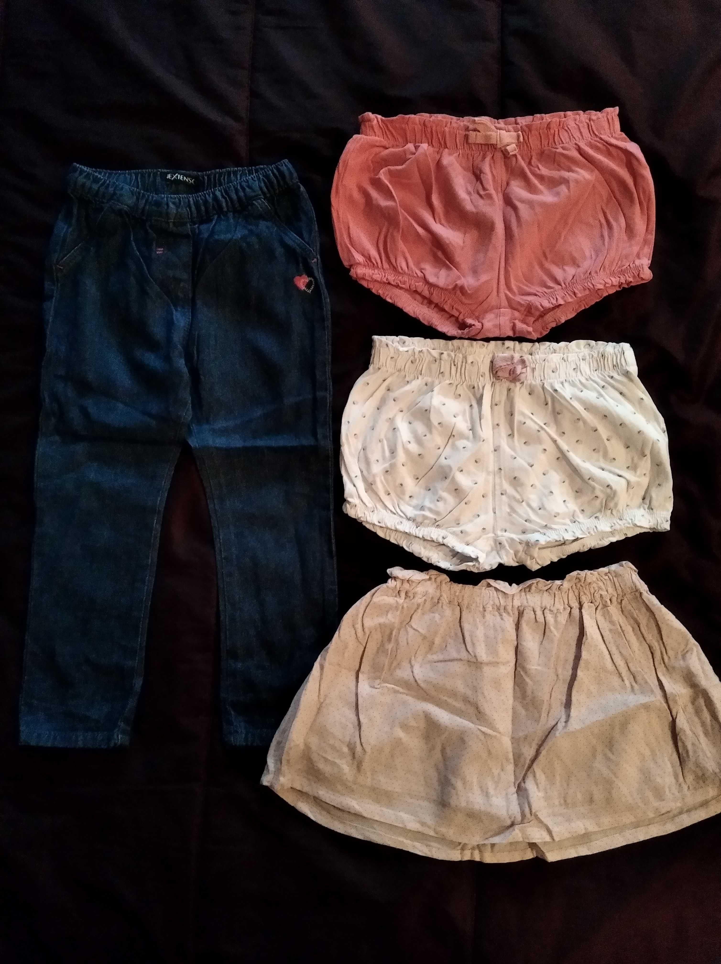 4 lotes de roupa de criança menina 2-4 anos