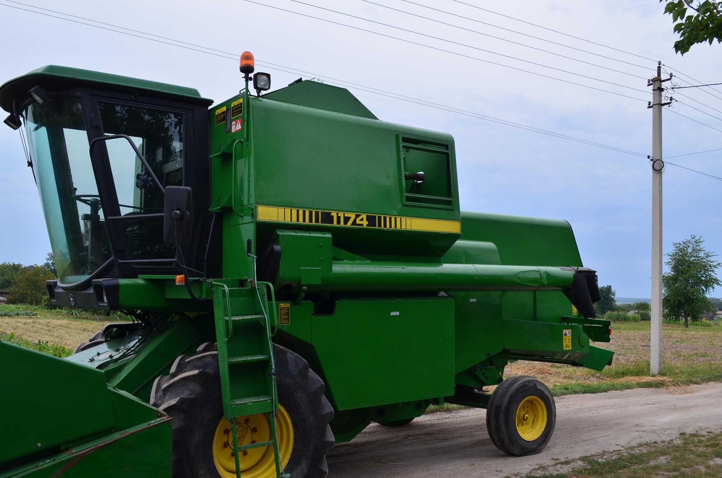 Продам свіжопривезений комбайн John Deere 1174 KLIMA ШУМАХЕР