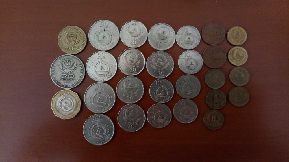 VENDA, LOTE DE 28 MOEDAS DE CABO VERDE, (VER DESCRITIVO)