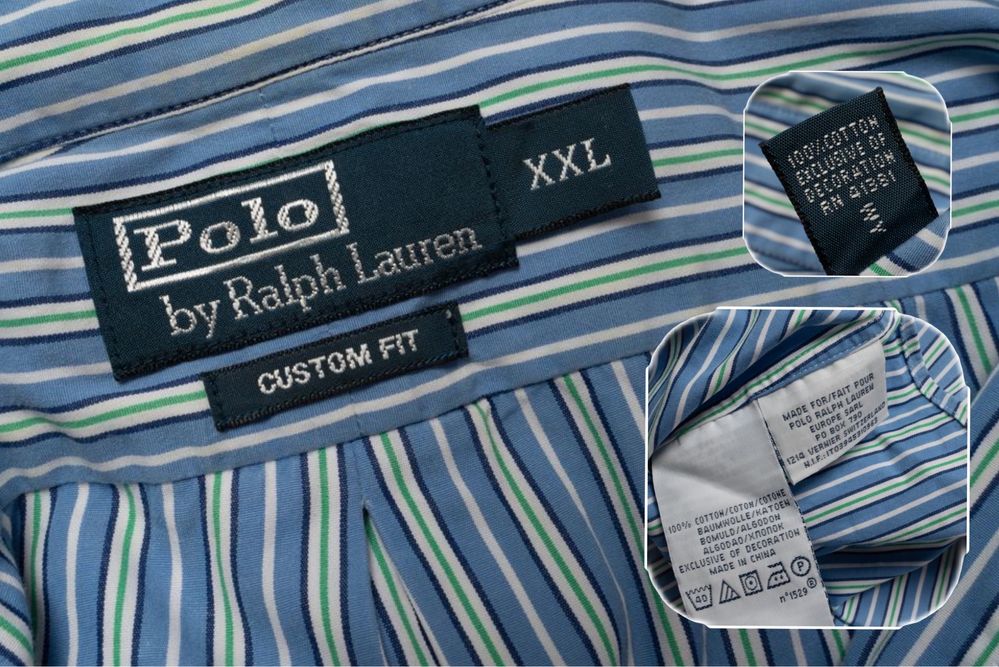 Polo RALPH LAUREN Vintage Strip shirt  чоловіча сорочка