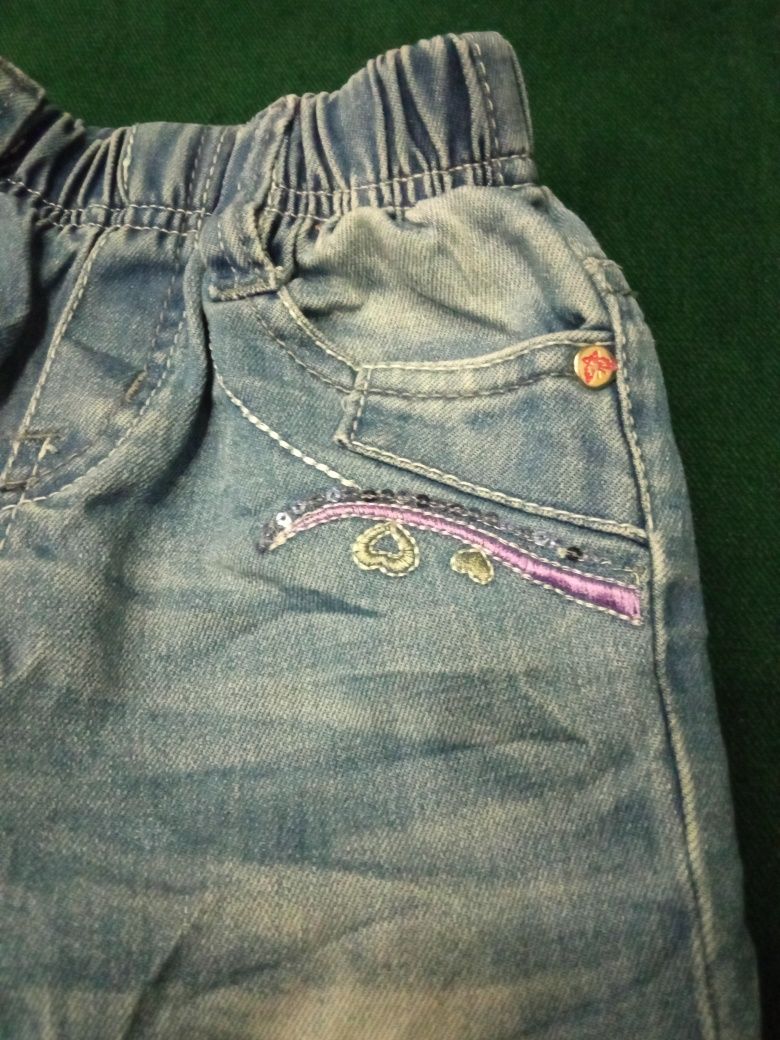 Spodnie jeansy r.80