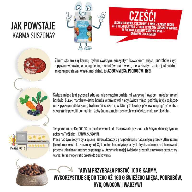 Dolina Noteci Premium Junior suszona karma dla psa królik 4kg