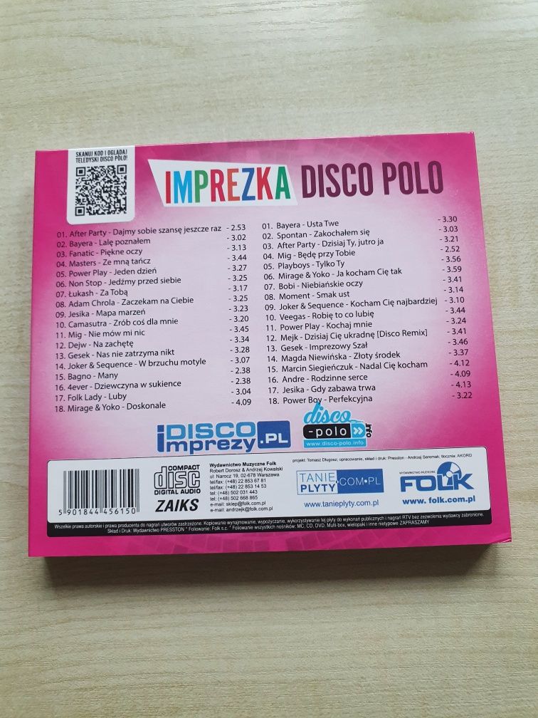 Składanka Imprezka Disco Polo 2021 (2 CD) Camasutra, Mig, Andre