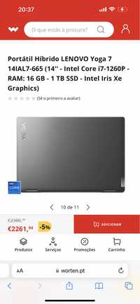 Lenovo YOGA Slim 7i 14IAL7-665