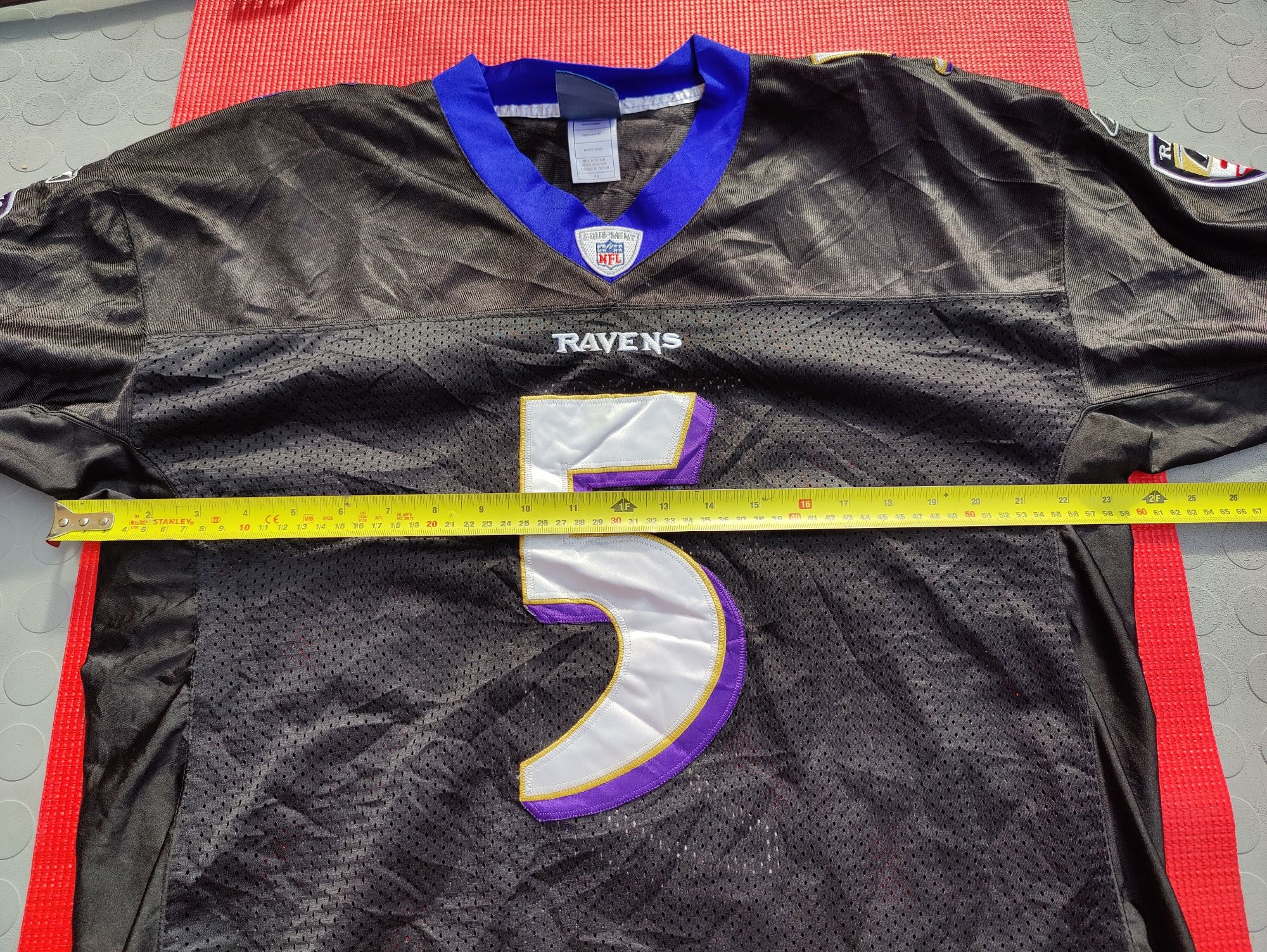 NFL Flacco mcgahee Ravens 5 23 koszulka 48 xl t-shirt usa reebok